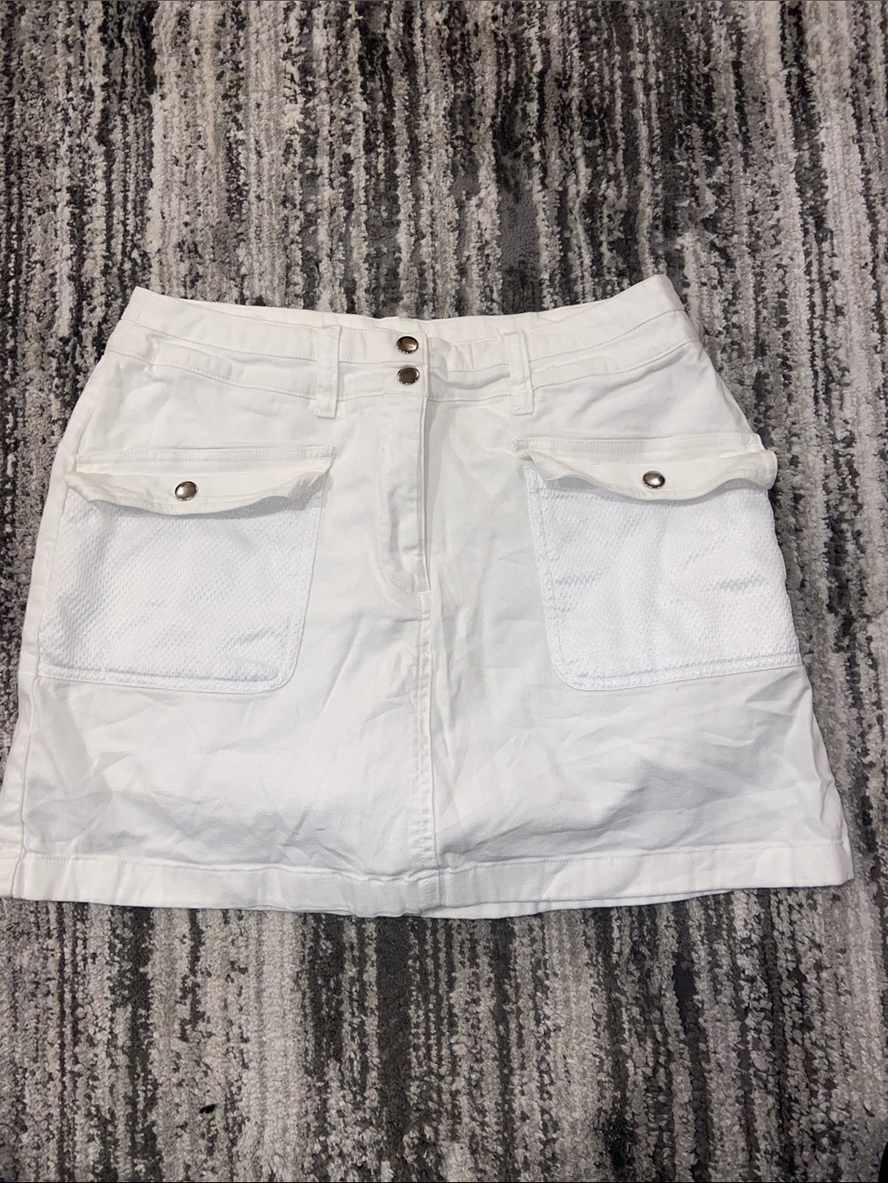 Aldo Trevi white cotton skort size 8